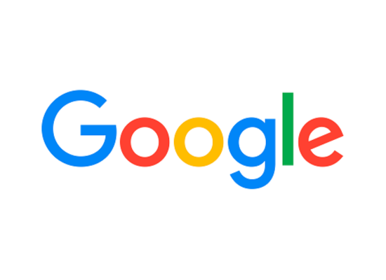 Google logo on a white background 