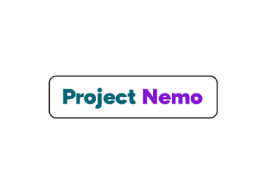 Project Nemo logo on a white background 
